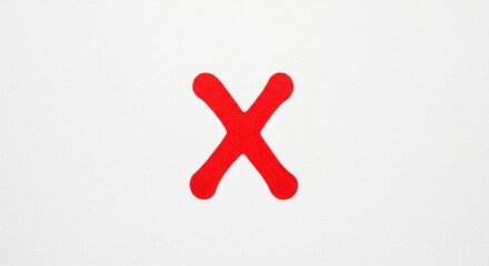 Obraz premium Illustration of the Letter X in Red-Brown Isolated on a White Background for Design