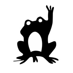 frog silhouette