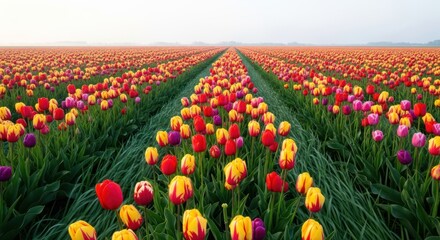 Tulip Field in Bloom