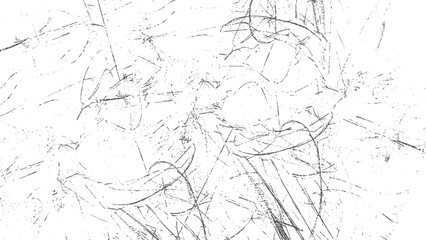 Fototapeta premium Vector Set Grunge Design Elements. Black And White Noise Distress grunge black dusty texture. 