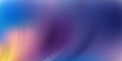 Obraz premium Abstract blurred gradient mesh background. Colorful smooth banner template.Holographic Texture.