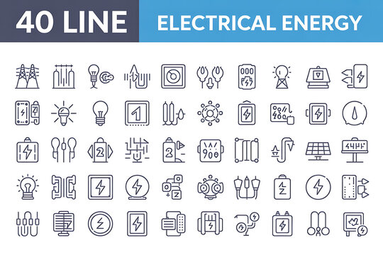 A vector set of flat doodle web and mobile application icons for business and media design