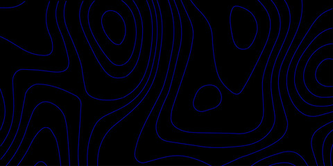 Stunning Digital Topographic Illustration Featuring Smooth Flowing Blue Contour Lines Over Dark Minimalistic Background for Modern Visualizations