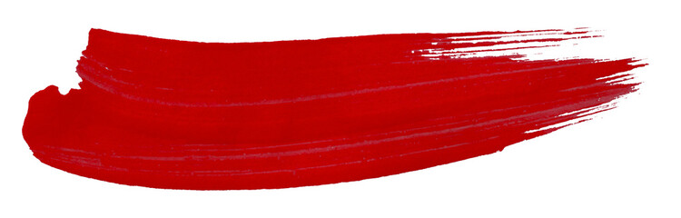 Obraz premium red watercolor background. Artistic hand paint. Isolated on transparent background.