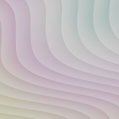 A seamless abstract pattern with gentle waves in a subtle gradient of light green and pink. This calming and peaceful design is great for backgrounds and modern visuals.