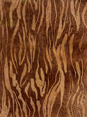 Watercolor abstract background with brown and beige stipes. Hand painted illustration. For design, print, fabric or background.
