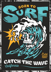 Ride the wave with California surf art