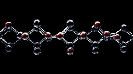 3D representations of intricate molecule structures used in innovative drug discovery processes.