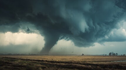 Tornado disaster weather storm funnel cloud nature landscape extreme weather photography danger climate change