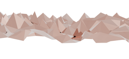 Stunning abstract landscape image featuring a low poly mountain range. Perfect for backgrounds, website headers, and design projects. Neutral color palette.