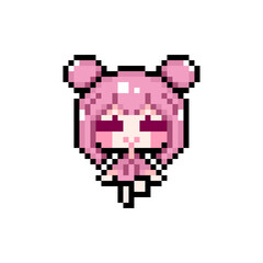 Pixel art girl 02 sitting 02 (1)