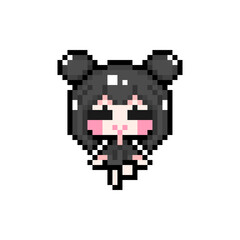 Pixel art girl 02 sitting 02 (6)