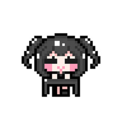 Pixel art girl 03 Sitting at the desks 02 (6)