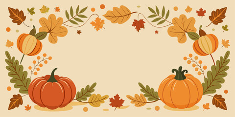 Thanksgiving, autumn background, thanksgiving day background festive autumn, empty space for text. 