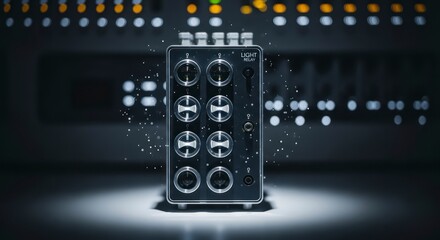 Fototapeta premium Light Relay Switch with Knobs