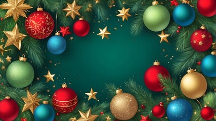 Christmas Festive Border Frame