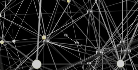 Stock photo of an abstract network.  Perfect for technology, connection, and global concepts.