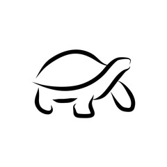 title vector black line art title