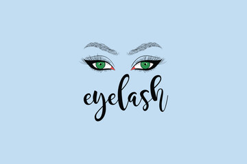 Blue Eyes Makeup Logo
