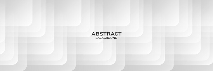 3D white geometric abstract background overlap layer on bright space with rounded triangles effect decoration. Graphic design element modern style concept for banner, flyer, card, cover, or brochure