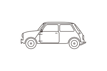 vector illustration of a car