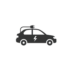 Fototapeta premium Electric car charging icon isolated on transparent background