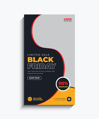 Social Media Post Template for Black Friday