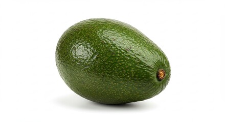 avocado isolated on white