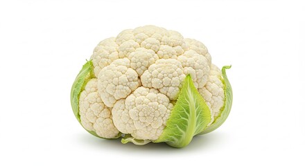 cauliflower isolated on white background