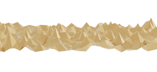 Low poly mountain range, abstract beige landscape. Perfect for backgrounds, websites, and presentations.