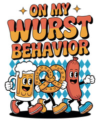 On My Wurst Behavior Oktoberfest Shirt