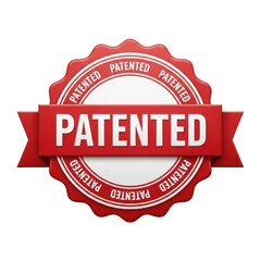 Obraz premium Patented seal isolated on transparent background