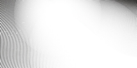 Grunge halftone gradient background. Faded grit noise texture. White and black sand wallpaper. Retro pixelated backdrop. Anime or manga style comic overlay. Vector graphic design textured template