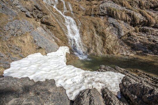 Zipfelsbach waterfalls, near Hinterstein, Bad Hindelang, Oberallg&auml;u, Allg&auml;u, Bavaria, Germany