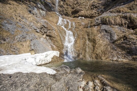 Zipfelsbach waterfalls, near Hinterstein, Bad Hindelang, Oberallg&auml;u, Allg&auml;u, Bavaria, Germany