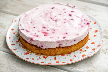 torte beeren in der herstellung schritt für schritt 