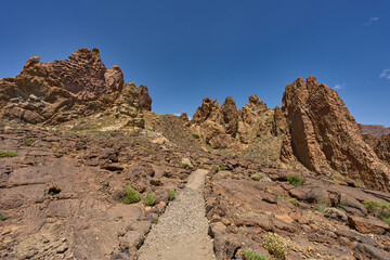 Fototapeta premium Lava formations at Roques de Garcia