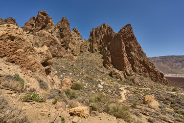 Fototapeta premium Lava formations at Roques de Garcia