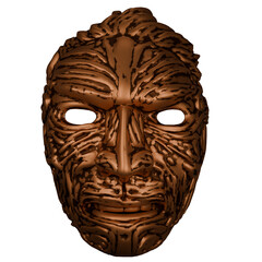 Mask ancient primitive people