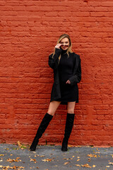 Autumn Grace: Strolling Through Small-Town Charm Amid Golden Leaves