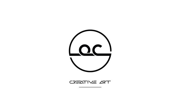 OC, CO, O, C abstract letters logo monogram