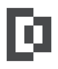 Bauhaus futuristic geometric shapes background