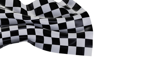 Obraz premium High-quality image of a checkered flag, perfect for sports, racing, and victory themes. Download now!