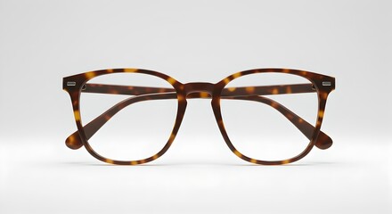 Retro tortoiseshell nerd glasses close-up, polished, dramatic, stylish, modern, detailed.