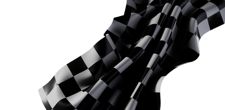 Dramatic checkered flag image, perfect for racing, competition, victory themes. High-resolution.