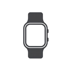 Smartwatch icon illustration isolated on transparent background