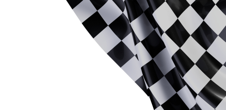 Dramatic checkered flag backdrop. Perfect for sports, racing, victory themes.