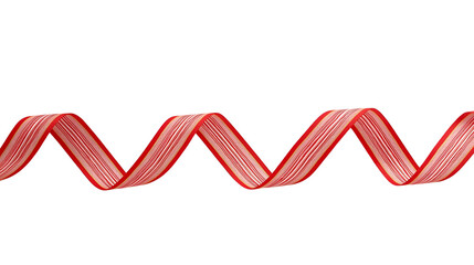 Christmas Decorative Ribbon Seamless Border
