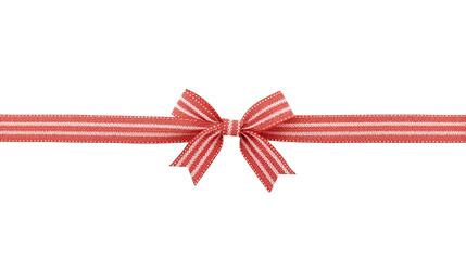 Christmas Decorative Ribbon Seamless Border
