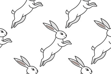 Vector illustration of bunny